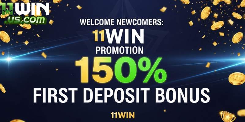 Khuyến Mãi 11WIN – Cập Nhật Top Ưu Đãi Khủng Nhất 2026 Khuyến mãi đăng ký thành viên mới lên đến 150%